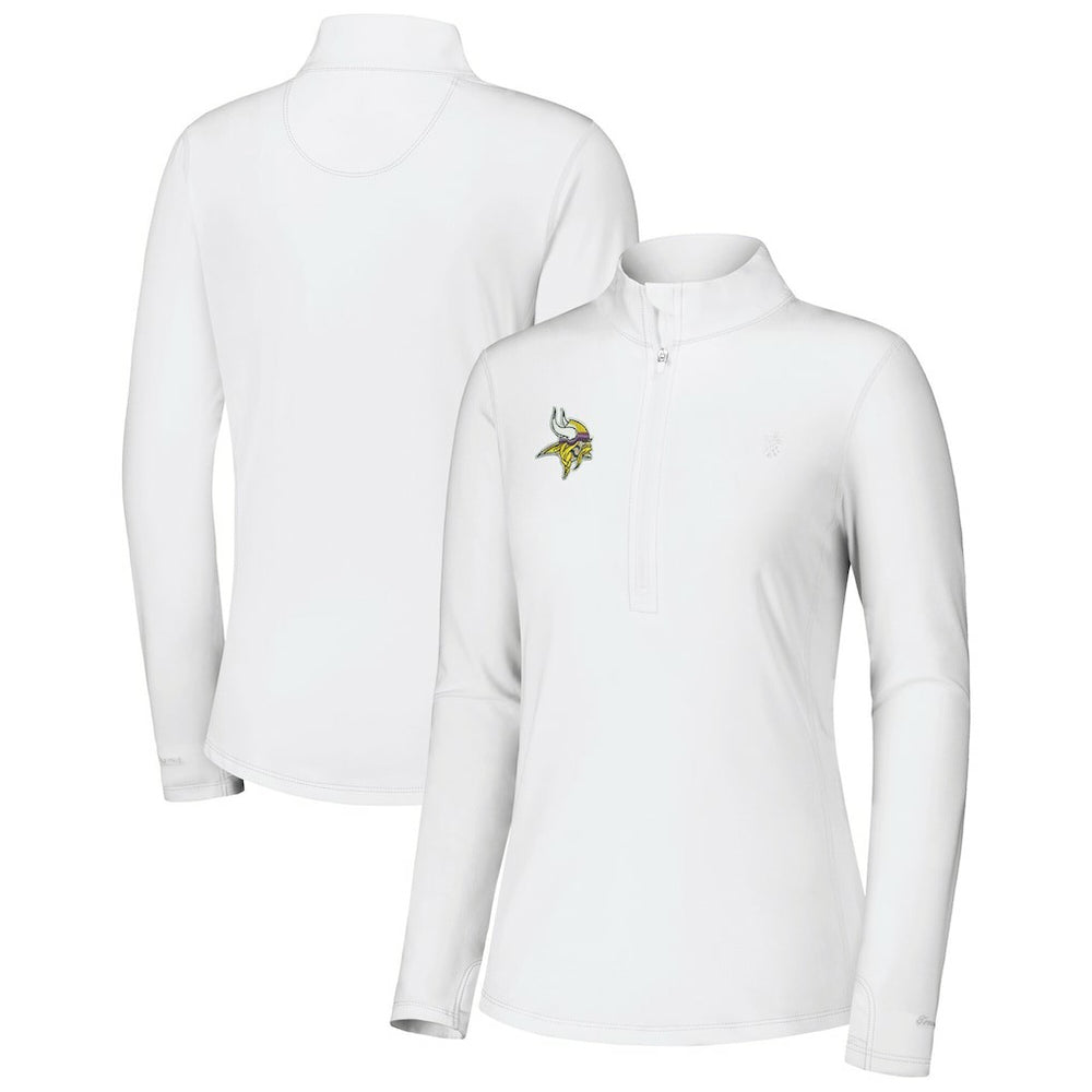 NFL Minnesota Vikings Women's Sport Playa Vista IslandZone Quarter-Zip Jacket