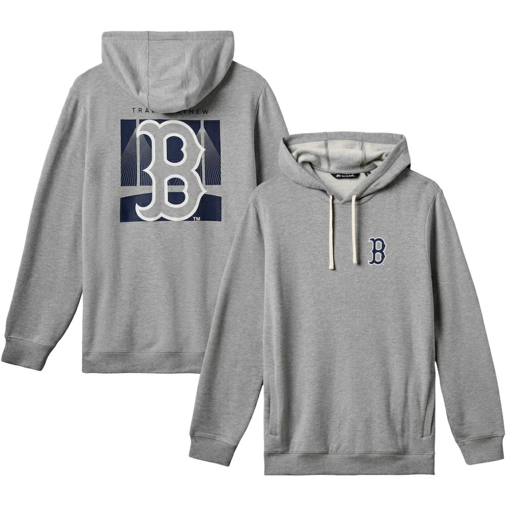 Boston Red Sox TravisMathew Cloud Pullover Hoodie - Gray