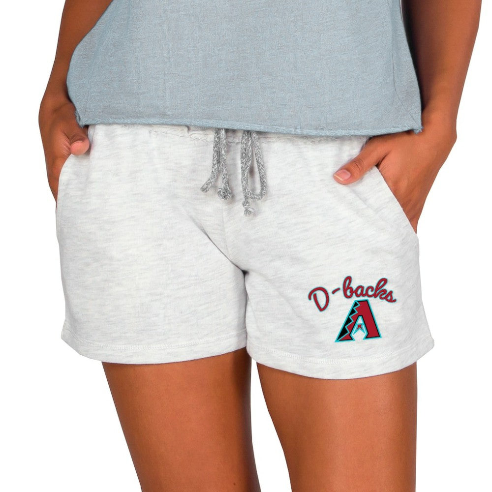 Arizona Diamondbacks Concepts Sport Women's Mainstream French Terry Tri-Blend Shorts - Ash