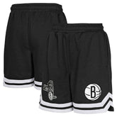 Brooklyn Nets Youth Teardrop Fleece Shorts - Black cheap
