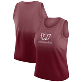 NFL Washington Commanders WEAR by Erin Andrews x Gracie Hunt Women's Ombre Tank Top