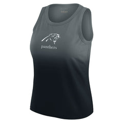 NFL Carolina Panthers WEAR by Erin Andrews x Gracie Hunt Women's Ombre Tank Top
