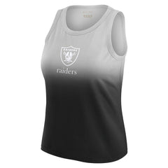 NFL Las Vegas Raiders WEAR by Erin Andrews x Gracie Hunt Women's Ombre Tank Top
