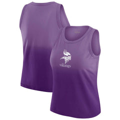 NFL Minnesota Vikings WEAR by Erin Andrews x Gracie Hunt Women's Ombre Tank Top