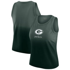 NFL Green Bay Packers WEAR by Erin Andrews x Gracie Hunt Women's Ombre Tank Top