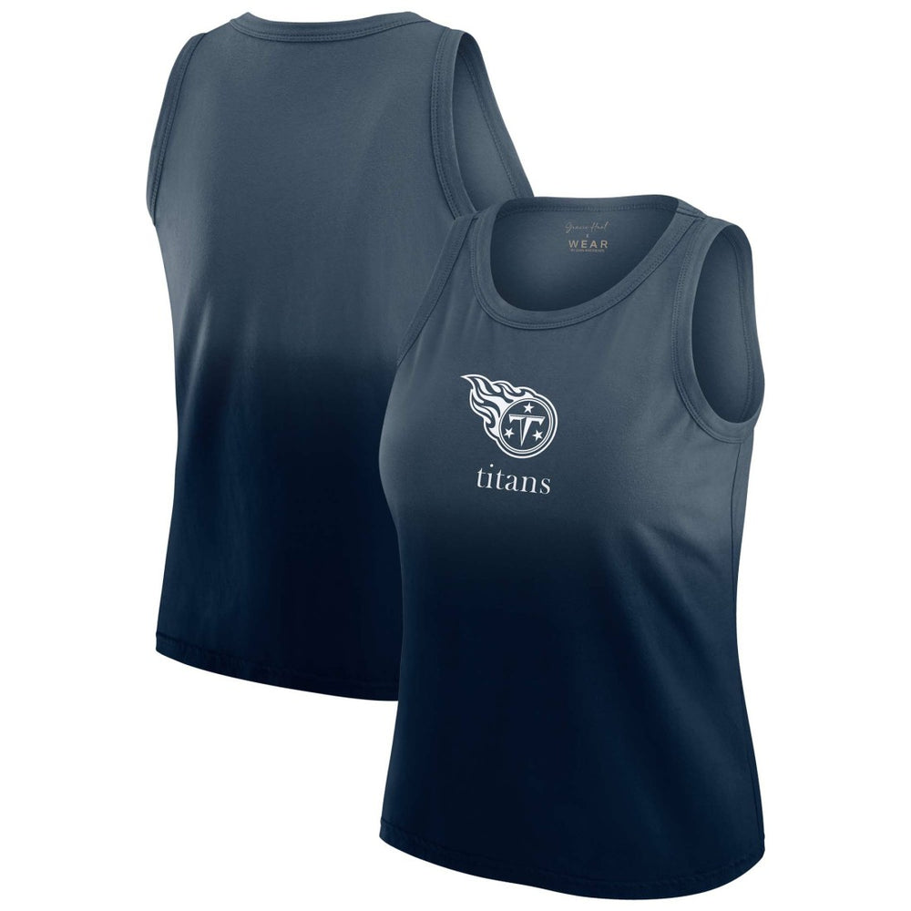 NFL Tennessee Titans WEAR by Erin Andrews x Gracie Hunt Women's Ombre Tank Top