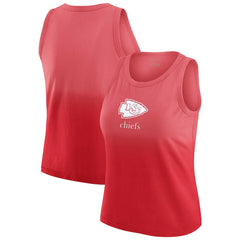 NFL Kansas City Chiefs WEAR by Erin Andrews x Gracie Hunt Women's Ombre Tank Top