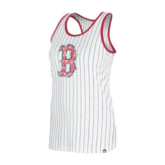 Boston Red Sox Women's Gameday Pinstripe Tank Top - White | New Era