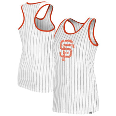 San Francisco Giants Women's Gameday Pinstripe Tank Top - White | New Era