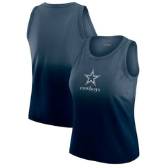 NFL Dallas Cowboys WEAR by Erin Andrews x Gracie Hunt Women's Ombre Tank Top