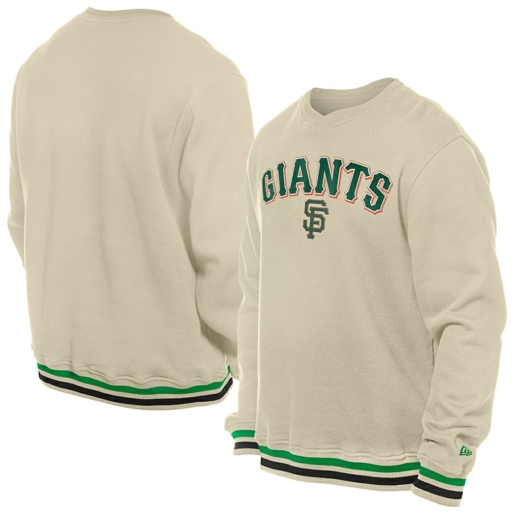 San Francisco Giants St. Patrick's Day Twill Pullover Sweatshirt - Cream | New Era