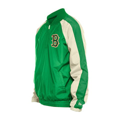 Boston Red Sox St. Patrick's Day Ripstop Raglan Quarter-Zip Windbreaker - Kelly Green | New Era