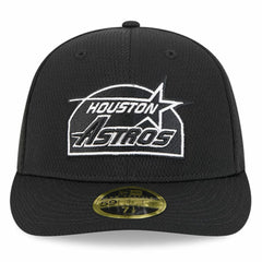 Houston Astros 2025 MLB Clubhouse Low Profile 59FIFTY Fitted Hat - Black | New Era