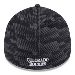 Colorado Rockies 2025 MLB Clubhouse 39THIRTY Flex Hat - Black | New Era