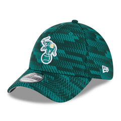 Athletics 2025 MLB Clubhouse 39THIRTY Flex Hat - Green | New Era