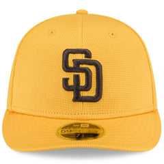 San Diego Padres 2025 Spring Training Low Profile 59FIFTY Fitted Hat - Gold | New Era