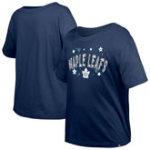 Toronto Maple Leafs New Era Girl's Youth Flip Sequin T-Shirt