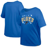 St. Louis Blues New Era Girl's Youth Flip Sequin T-Shirt
