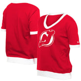 New Jersey Devils New Era Women's Game Day Rhinestuds T-Shirt