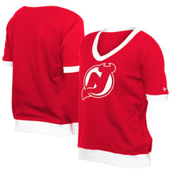 New Jersey Devils New Era Women's Game Day Rhinestuds T-Shirt