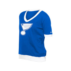 St. Louis Blues New Era Women's Game Day Rhinestuds T-Shirt