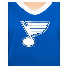 St. Louis Blues New Era Women's Game Day Rhinestuds T-Shirt