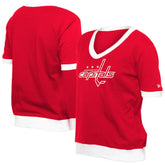 Washington Capitals New Era Women's Game Day Rhinestuds T-Shirt