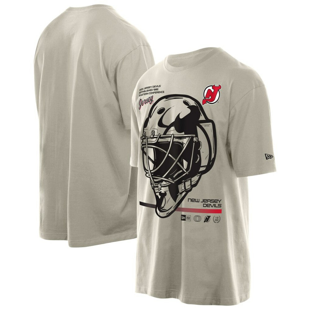 New Jersey Devils New Era Goalie Mask T-Shirt