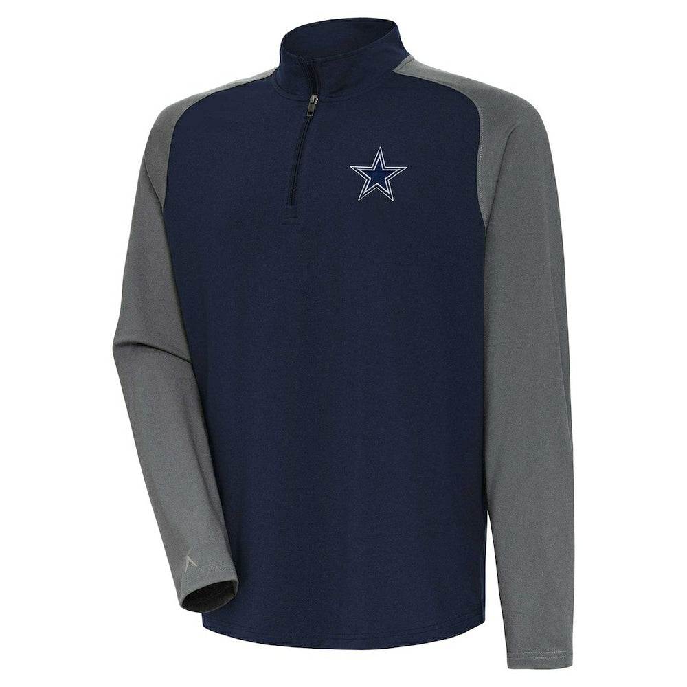 NFL Dallas Cowboys Antigua Dauntless Raglan Quarter-Zip Jacket