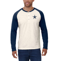 NFL Dallas Cowboys Darius Rucker Collection Raglan Henley Long Sleeve T-Shirt