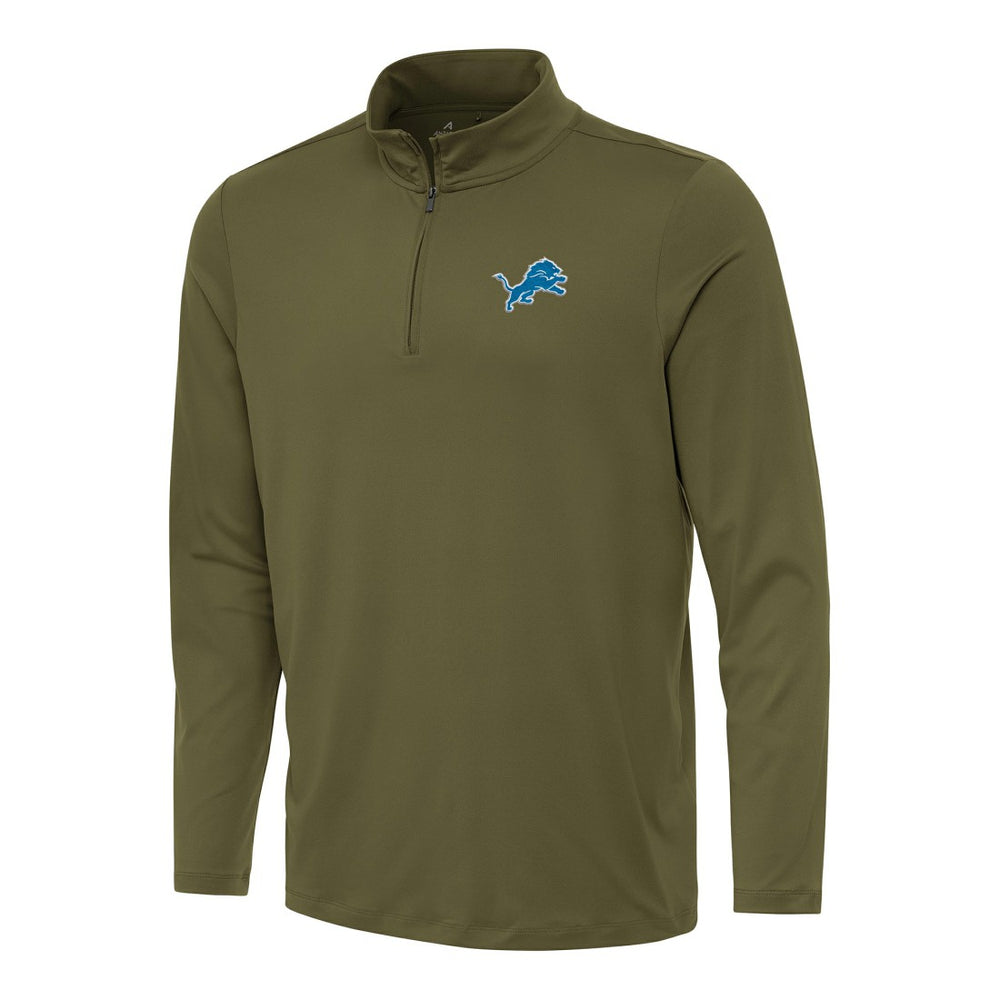 NFL Detroit Lions Antigua Reprocess Quarter-Zip Top