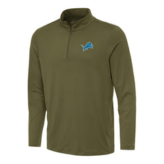 NFL Detroit Lions Antigua Reprocess Quarter-Zip Top