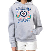 Winnipeg Jets G-III 4Her by Carl Banks Women's Flower Logo Pullover Hoodie