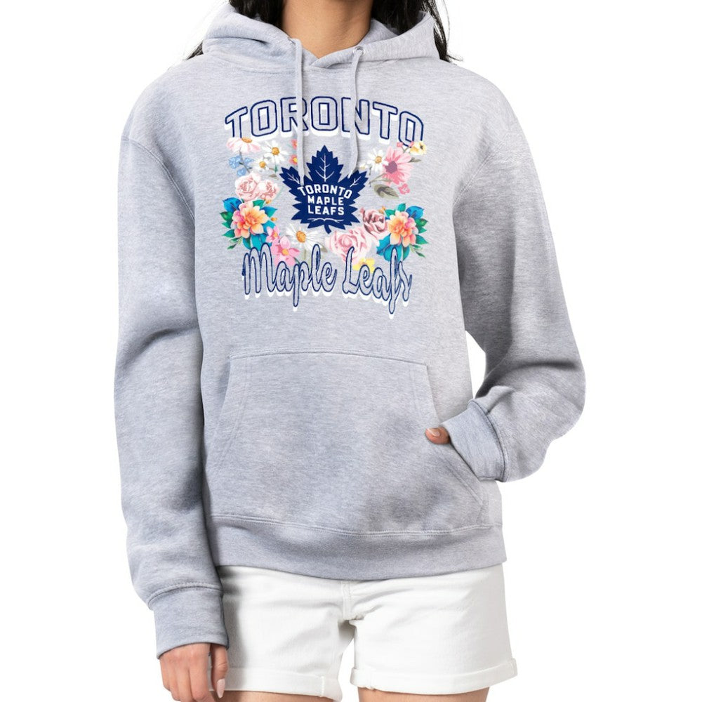 Toronto Maple Leafs G-III 4Her by Carl Banks Women's Flower Logo Pullover Hoodie