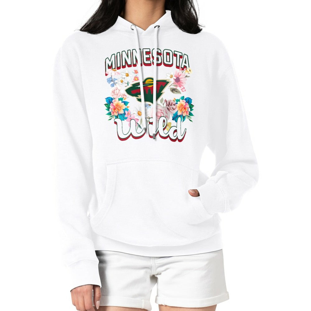 Minnesota Wild G-III 4Her by Carl Banks Women's Flower Logo Pullover Hoodie