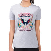 Washington Capitals G-III 4Her by Carl Banks Women's Super-Slim Fit Lightweight Flower Logo T-Shirt