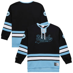 Utah Hockey Club Mitchell & Ness Heritage Lace-Up Pullover Sweatshirt