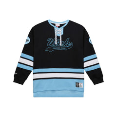 Utah Hockey Club Mitchell & Ness Heritage Lace-Up Pullover Sweatshirt