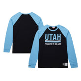 Utah Hockey Club Mitchell & Ness Legendary Slub Long Sleeve Raglan T-Shirt