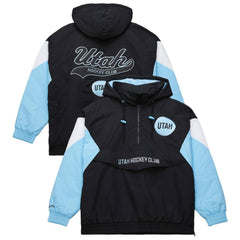 Utah Hockey Club Mitchell & Ness Retro Anorak Half-Zip Jacket