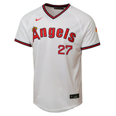 Mike Trout Los Angeles Angels Youth Alternate 2 Limited Player Jersey - White | Nike