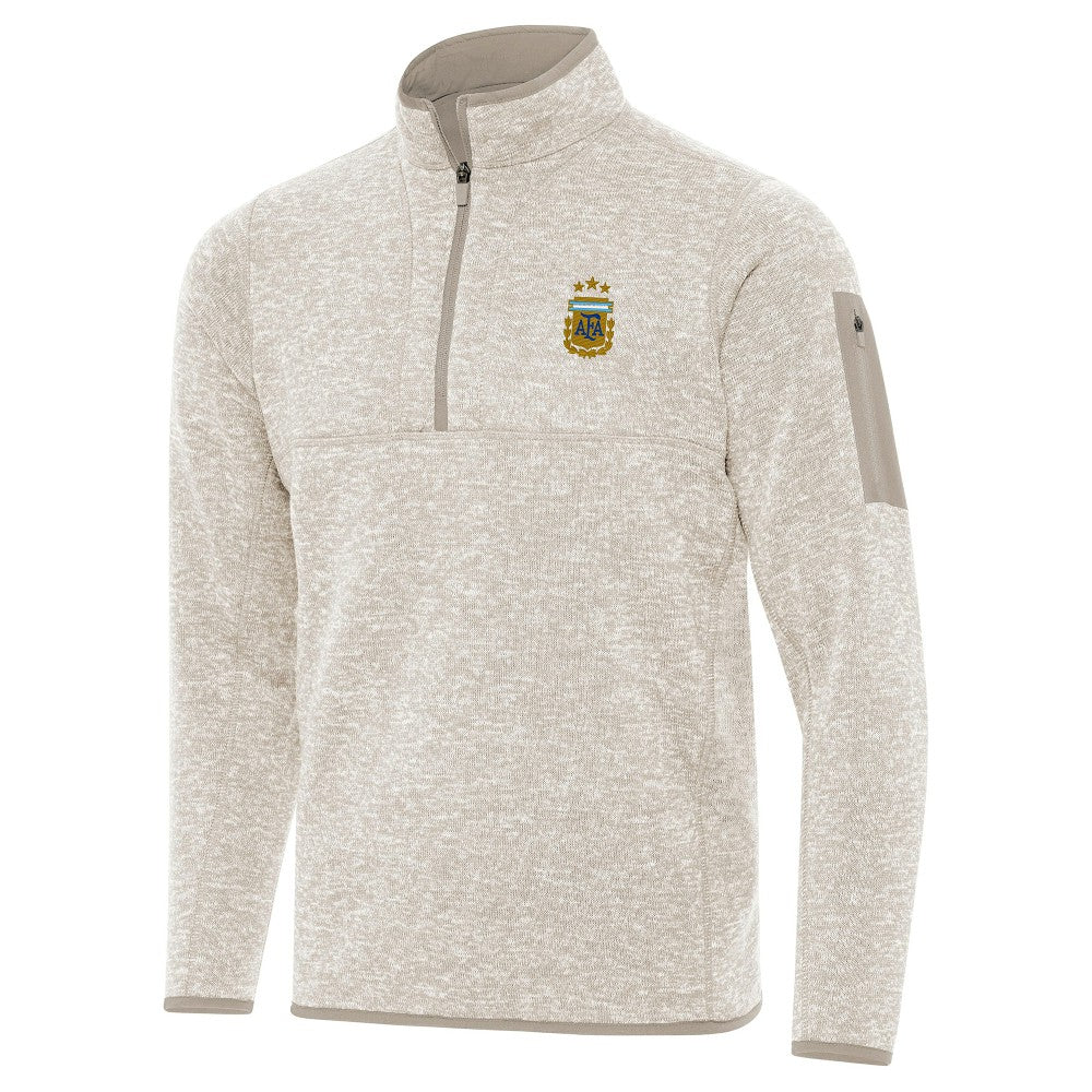 Argentina National Team Antigua Fortune Quarter-Zip Pullover Jacket / Soccer Online