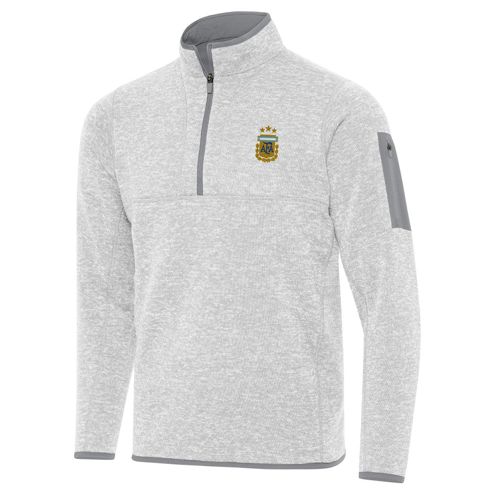 Argentina National Team Antigua Fortune Quarter-Zip Pullover Jacket / Soccer Discount