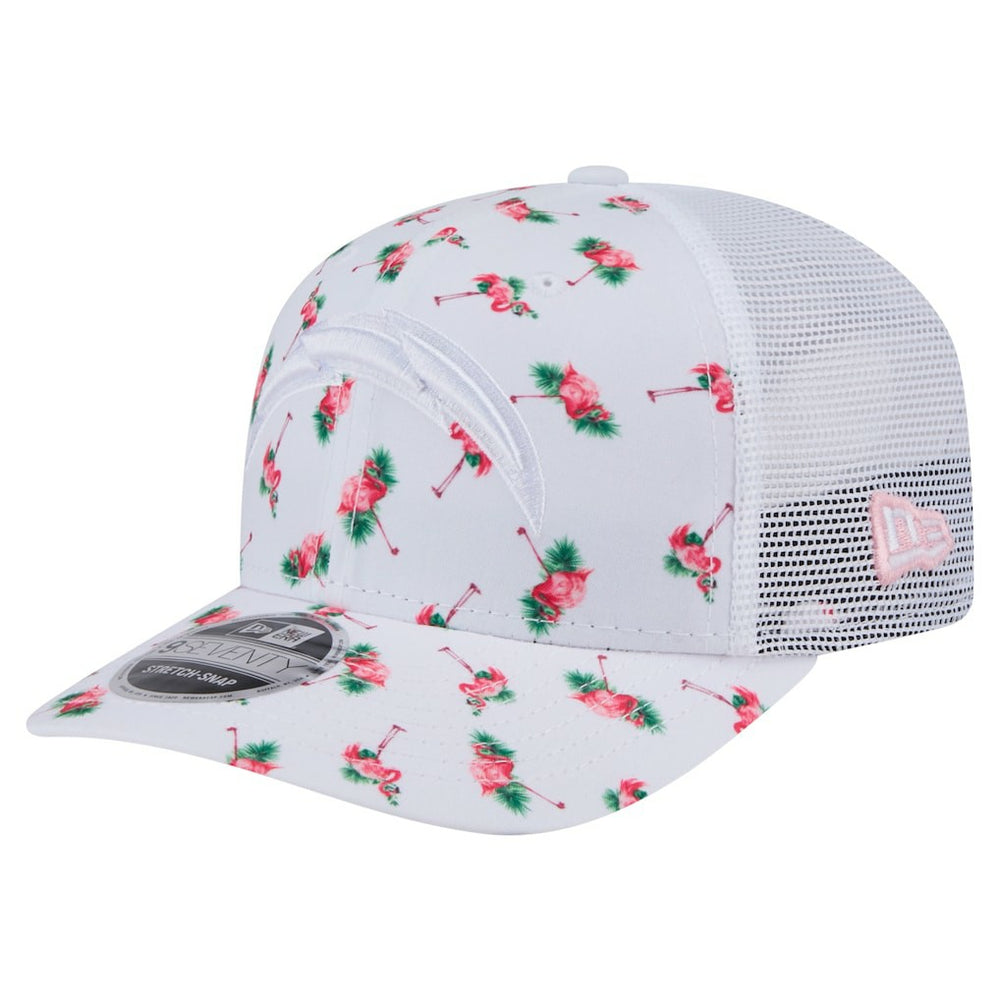NFL Los Angeles Chargers Adventure Flamingo Pattern 9SEVENTY Stretch-Snap Hat