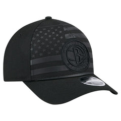 Brooklyn Nets Game Day Flag A-Frame 9FORTY Adjustable Hat - Black | New Era online