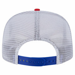 Philadelphia 76ers Throwback Dye Golfer Snapback Hat - Royal/Red | New Era on sale