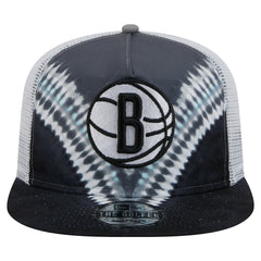Brooklyn Nets Throwback Dye Golfer Snapback Hat - Black/Gray | New Era shop