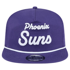 Phoenix Suns Team Text Golfer Snapback Hat - Purple | New Era on sale