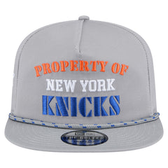 New York Knicks Throwback Property Of Golfer Snapback Hat - Gray | New Era sale