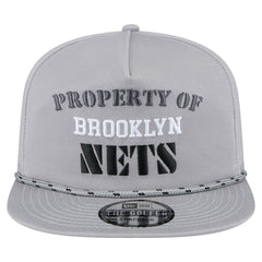 Brooklyn Nets Throwback Property Of Golfer Snapback Hat - Gray | New Era shop